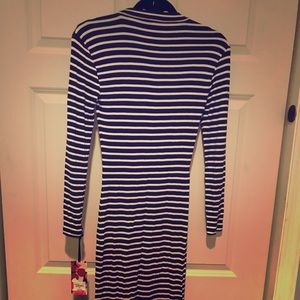 Striped Maxi Bodycon Dress